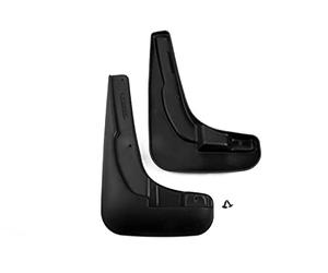 FROSCH Car Rubber Mudflaps front for SKODA YETI, 2014- suv. 2 pcs with Fastener & Mounting Screws