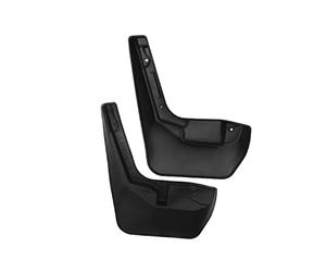 FROSCH Car Rubber Mudflaps Front Renault-Dacia Logan 2010-2014 with Fastener & Mounting Screws