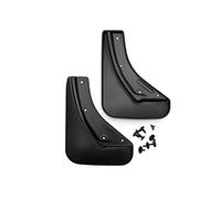 FROSCH Car Rubber Mudflaps rear designed for SKODA Karoq 2020 - > with arch extensions, SUV 2 pcs. with Fastener & Mounting Screws