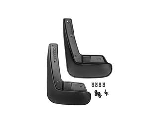 FROSCH Car Rubber Mudflaps Rear MAZDA 3, 2013->, sed. 2pcs with Fastener & Mounting Screws