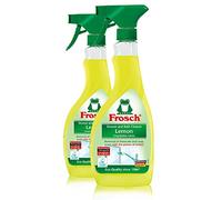 Frosch Natural Lemon Shower & Bathroom Cleaner Spray Bottle, 500ml (Pack of 2)