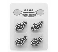 FROSHI Tennis Vibration Dampeners Shock Absorbers Performance Accessory Gift Fun Design 4-Pack Match with Your Doubles Partner! (Music Note)