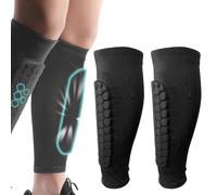 Frost Armours Ski Shields, Comfortable Fit Conforms to The Leg, Frost Armours Ski with Moisture Wicking Properties, an Ideal Choice for Outdoor Sports (Black,M)