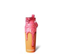 Frost Buddy 24oz Insulated Water Bottle - Straw & Chug Lid - Leak-Proof