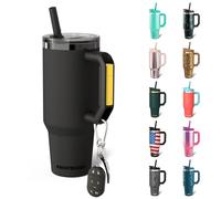 Frost Buddy Thicc Buddy - 30 oz Stainless Steel Vacuum Insulated Tumbler with Lid and Straw for Water - Travel Mug Cupholder Friendly - Gifts for Women Men Him Her (Dark Night)