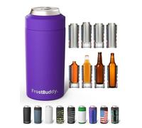 Frost Buddy Universal Can Cooler - Fits Slim Cans, 12 & 16oz (Purple)