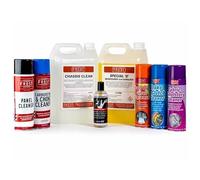 Frost Complete Vehicle Cleaning Kit, All-in-One Car Detailing Bundle with Degreaser, Brake Cleaner, Upholstery Cleaner, Panel Prep, Chassis Cleaner