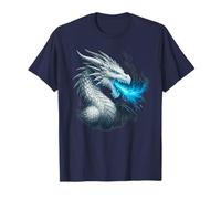 Frost Dragon Ice Flame Mythical Fantasy Beast Cold Fire T-Shirt