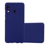 (FROST DUNKEL BLAU, Samsung Galaxy A40) Cadorabo Case for Samsung Galaxy A40 Cover Matt Protection TPU Silicone Gel Back case