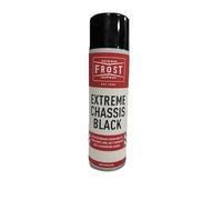 FROST Extreme Chassis Black Paint Aerosol Gloss Finish 500ml - Durable Anti-Rust Protective Coating for Car Frames, Suspension & Undercarriage | Tough, Weatherproof, Long-Lasting Finish