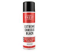 FROST Extreme Chassis Black Paint Aerosol Satin Finish 500ml - Durable Anti-Rust Protective Coating for Car Frames, Suspension & Undercarriage | Tough, Weatherproof, Long-Lasting Finish