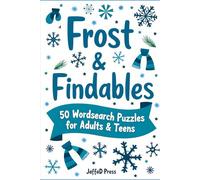 Frost & Findables Wordsearch: Fun Winter Word Search Puzzles for Adults with Holiday Themes, Easy to Read Print & Brain-Boosting Fun