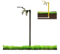 Frost-Free Outdoor Faucet, Standalone Hose Bib, Ground-Mounted Water Tap, 31.5in Height, & Weatherproof, Ideal for Garden, Lawn, and Patio Use