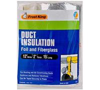 Frost King Foil and Fiberglass Duct Wrap, 2"x1'x15', R-6