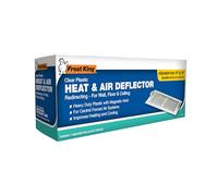 Frost King HD5 Heat Deflector, Multi-Purpose, Clear Plastic with Magnetic Hold for Central Forced Air Systems, Adjustable 10" to 14"