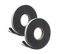 Frost King R534H Sponge Rubber Foam Tape, 3/4-inch by 5/16-inch, 10-feet Long - Black, 2-Pack