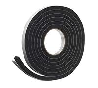 Frost King R734H Sponge Rubber Foam Tape 3/4" W X 7/16" H X 10' L, Black