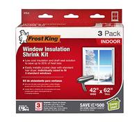 Frost King V73/3H Shrink Window Kit, Indoor, 42 x 62 in, 3 pack