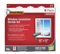 Frost King V73/9H Indoor Shrink Window Kit 42 62-Inch, Clear, 9-Pack