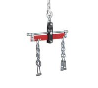 Frost Load Leveller, 2 Ton Heavy-Duty Engine Lifting Tool, Red, Steel Construction, Adjustable Balancing Device for Automotive Workshop, Garage