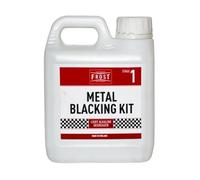 Frost Metal Blacking Kit Stage 1, Extra Alkaline Cleaner, Clear, 1 Litre, Heavy-Duty Rust Remover for Steel and Iron, Surface Preparation Solution, Made in England