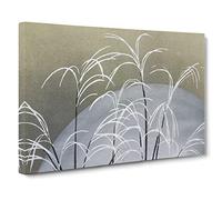 Frost On The Reeds By Kamisaka Sekka Canvas Print | Gallery Wrapped 30mm Frame Wall Art | 24x16 inches | Ready to Hang | Asian Picture | Living Room Bedroom Lounge Office