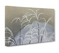 Frost On The Reeds By Kamisaka Sekka Canvas Print | Gallery Wrapped 30mm Frame Wall Art | 30x20 inches | Ready to Hang | Asian Picture | Living Room Bedroom Lounge Office