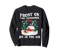 Frost On The Windows Christmas Santa Xmas Family Celebration Sweatshirt