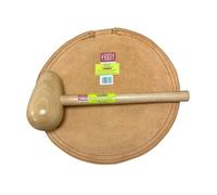 FROST Panel Beating Sandbag & Bossing Mallet Set - 30.4cm Suede Leather Bag, 28cm Teardrop Wooden Mallet | Metal Forming & Automotive Bodywork Tool Kit