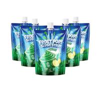 FROST POP! Premium Slush Syrup Variety Pack - 5 x 200ml (Strawberry, Orange, Blue Raspberry, Lemon-Lime, Cola), For Home Slushie Machines, Pool Parties, Birthdays & Christmas (Lemon-Lime)