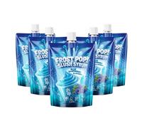 FROST POP! Premium Slush Syrup Variety Pack - 5 x 200ml (Strawberry, Orange, Blue Raspberry, Lemon-Lime, Cola), For Home Slushie Machines, Pool Parties, Birthdays & Christmas (Blue Raspberry)