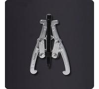 FROST Professional 2-in-1 Gear Puller, 8-Inch, 3-Jaw and 2-Jaw Convertible, Chrome-Plated Carbon Steel