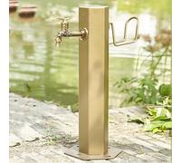 Frost-Proof Outdoor Faucet for Vertical Garden, Wall-Mounted, 50x10.5cm, Hose Connector, Ideal for Cold Weather, Drip-Free Design