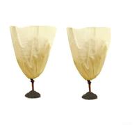 Frost Protection Blanket with Drawstring for Winter Use on Trees Shrubs Potted Plants and Fruit Bearing Bushes Breathable 210D Fabric (B)