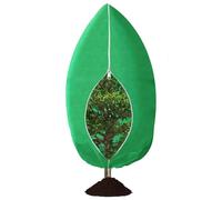 Frost Protection Fleece for Outdoor Plants, Reusable Plant Protection Cover, Zip and Drawstring Cover for Pot Plants, Fruit Trees, Patio, Lawn