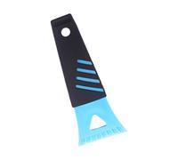 Frost Removal - Windshield Ice Chisel, Ergonomic Grip Auto Scraper, Heavy Duty Polycarbonate Edge, Window De-Icing Maintenance Function, Winter Supply Category, Compact Black 6in