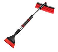 Frost Remover - Freezer Defrosting Scraper | Adjustable Grip with Action Brush, Long Lasting Performance, Compact Swivel Head for Car, Glass, Snow, Commute and Garage, 4.33x4.72x23.62 inches