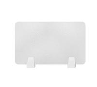 Frosted Acrylic Desk Divider Privacy Panel Freestanding Desktop Partition for Offices Schools & Call Centers - 40x60cm Work Station Screen Soundproof & Space-Saving