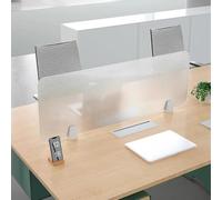 Frosted Acrylic Desktop DividerPortable Privacy Screen for Office & Classroom Use Enhances Focus and Confidentiality on Student Desks(Size:100x30cm)