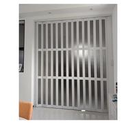 Frosted Acrylic PVC Accordion Folding Door, Extra Wide Customizable Interior Multifold Sliding Door for Versatile Room Dividers