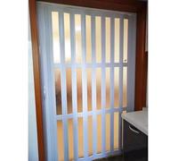 Frosted Acrylic PVC Folding Door, Space-Saving Interior Solution for Bathroom Kitchen Doorway and Room Divider
