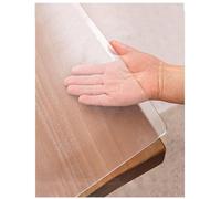 Frosted Cover Table Cover Protector Tablecloth Frosted 12"x42" Thick Plastic Protector for Dining Room Tables,2mm PVC Desk Protectors Mat Pad for Kitchen, Wooden Table Hardwood Floor