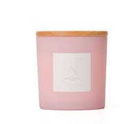 Frosted Decadence Glass Candle - Cashmere Scent Aroma Naturals Pink XL