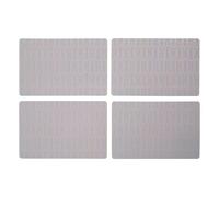 Frosted Deco 4pcs Lilac Placemats Lightweight Durable Metallic Patterns Table