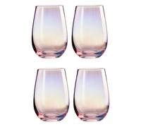 Frosted Deco Set Of 4 Hi Ball Glasses