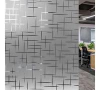 Frosted Film for Glass Windows 75 x 100 cm Frosted Decorative Window Sticker, No Glue Anti UV Sun Block, Reusable for Home Office, Doji