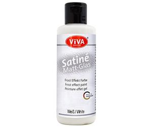 Frosted Glass 82 ml Viva Frosted Glass, White