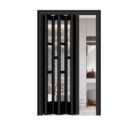 Frosted Glass Accordion Folding Door, Soundproof & Waterproof Sliding Solution for Kitchen, Living Room, Hallway
