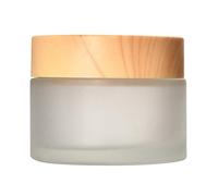 Frosted Glass Cream Jar Empty Sample Makeup Cosmetic Container Pot for Face Lotion Eye 5/10 / 15/20 / 30 / 50g Glass Bottle Elegant Lotion Bottle Packaging Accessory Refillable Jar