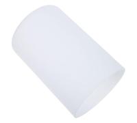 Frosted Glass Cylinder Lamp Shade E27 Fitter White for Modern Lamps | Milky Smooth Finish, Soft Ambient Glow, Suitable for Halls and Reading Corners, Renters and Homeowners